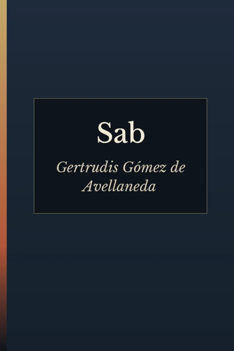 Sab, Gertrudis Gómez de Avellaneda