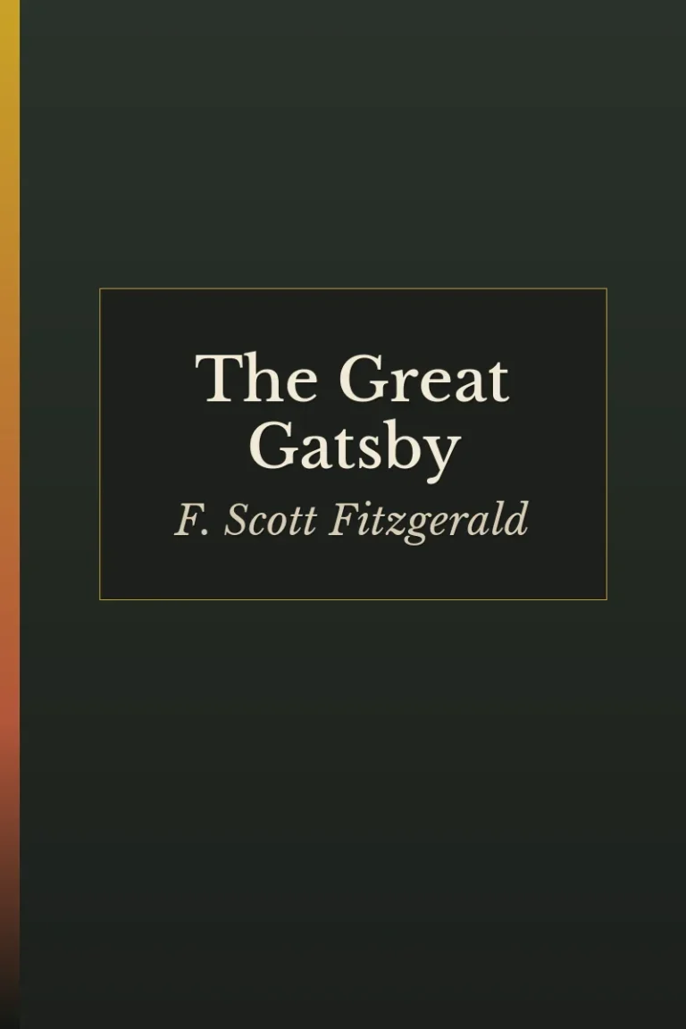 The Great Gatsby, F. Scott Fitzgerald
